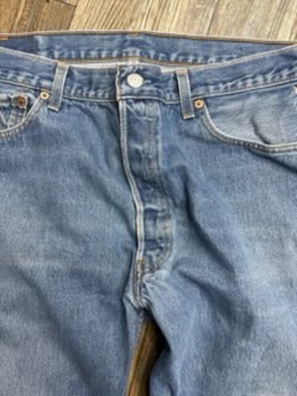 Vintage Levi's 501XX Jeans Mens W38 L36 Blue Denim Button Fly - Picture 11 of 11